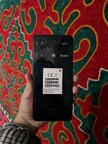 кс 2: Redmi, Redmi Note 13, Б/у, 128 ГБ, цвет - Черный, 2 SIM — 1