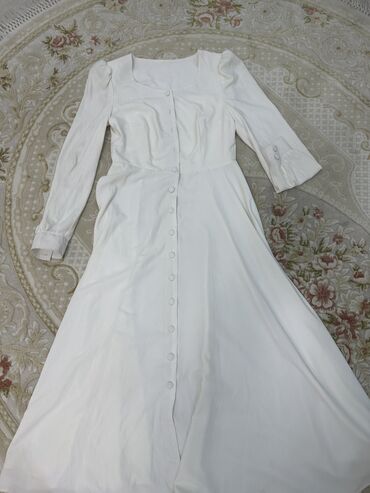 шикарное белое платье: Вечернее платье, Средняя модель, S (EU 36), M (EU 38)