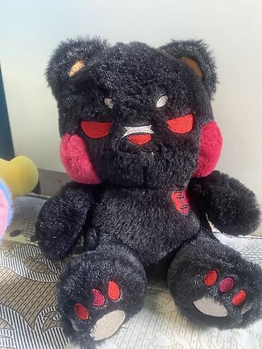 Букеты из игрушек: Мягкие игрушки (набор) - Плюшевый серый котик с белым брюшком и — 5