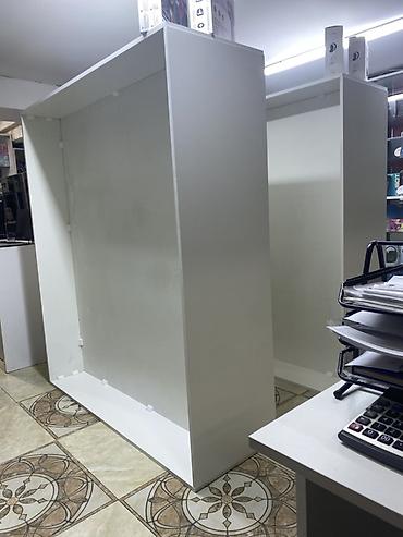 Оборудование для магазинов: Ağ rəngli mağaza vitrini/stand konstruksiyaları - Material — 1