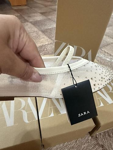 балетки зара: Туфли, 38, Zara, Новый, цвет - Белый, Самовывоз, Платная доставка — 4