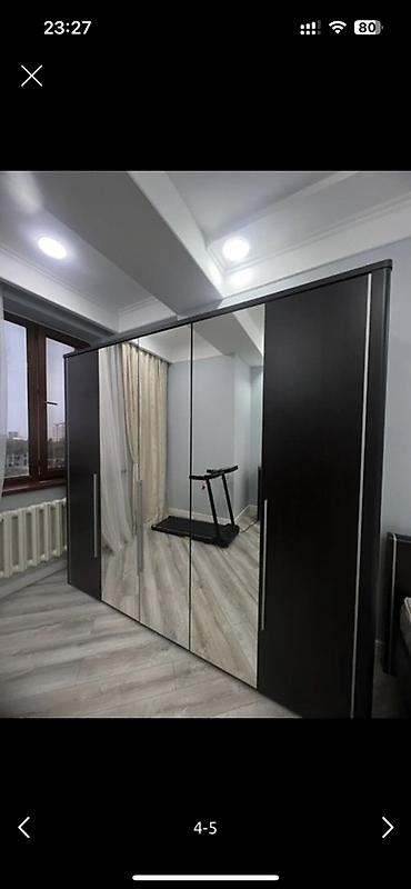 Шкаф-купе с зеркальными фасадами - Тип: распашной/шкаф-купе с тремя