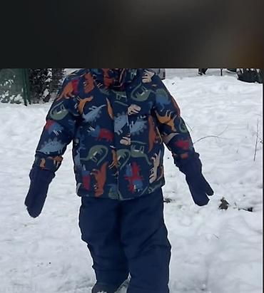 Детский зимний комплект для мальчика: куртка и полукомбинезон - at lalafo.kg Детский зимний комплект для мальчика: куртка и полукомбинезон -