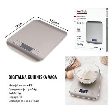 Digitalna kuhinjska vaga 5403109-A Elektronska kuhinjska vaga za