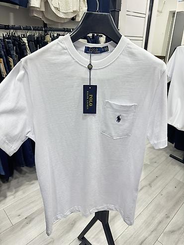 футболки polo: Мужская футболка, S, M, L, Polo Ralph Lauren, Новый, цвет - Белый, Самовывоз — 1