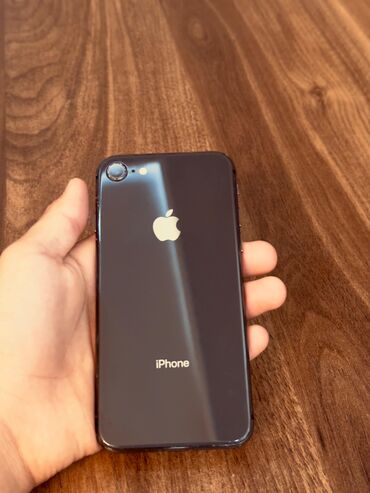 ikinci el telefon iphone x: IPhone 8, 256 GB, Qara, Barmaq izi, Simsiz şarj, Zəmanət