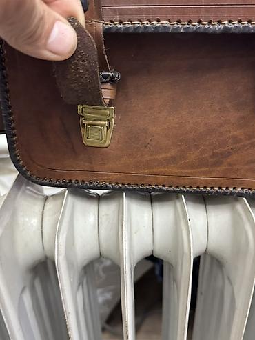 Портфели: Кожаный портфель ручной работы Кожа толстая 🐂, материал качественный — 7