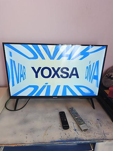 plazma televizorlar: Yoshiko 32" LED televizor cəmi 2ay işlənib karopkasi senedi var - — 4