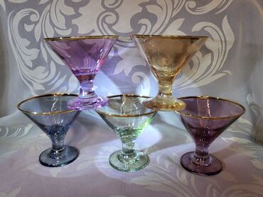 Čaše: Case za sladoled,vintaz kristalno staklo. Case za — 1