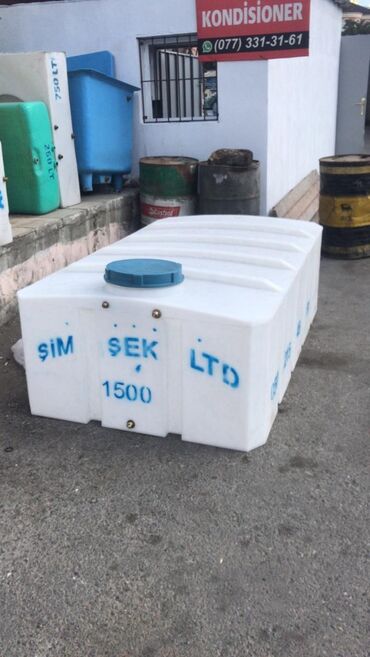 Baklar və çənlər: Plastik su cenlerinin topdan satisi. Genis cesidde olculer ve — 3