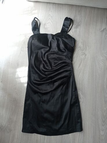 crna haljina a kroja: S (EU 36), color - Black, Cocktail, With the straps