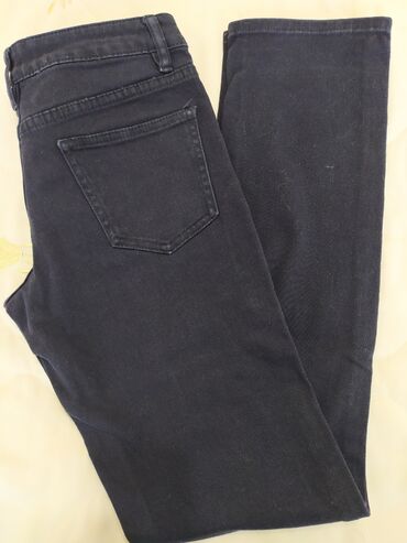 Джинсы: Джинсы, Прямые, Средняя талия, S — 4