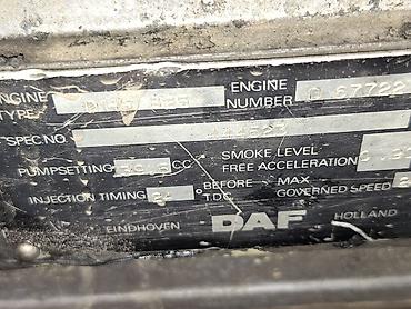 atk a9: Дизельный DAF 8.5 л, Б/у, Оригинал — 1