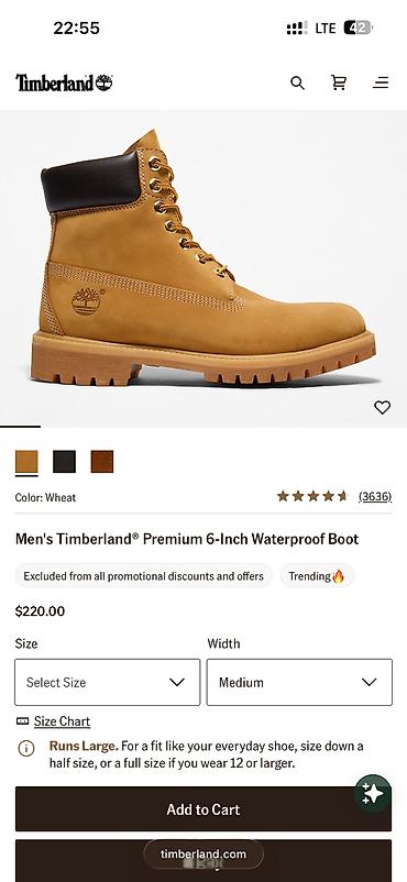 moon boot: Мужские ботинки, 42.5, Timberland, Новый, цвет - Бежевый, Самовывоз — 8