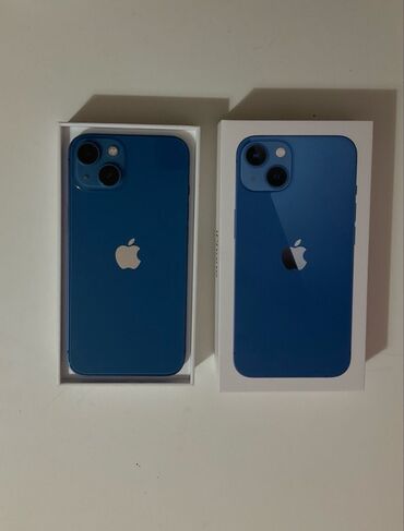 iphone 13 ikinci el satış: IPhone 13, 128 GB, Pacific Blue, Barmaq izi, Face ID, Simsiz şarj