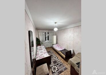 номера в иссык куле: 2 бөлмө, 48 кв. м, 104-серия, 3 кабат, Косметикалык ремонт