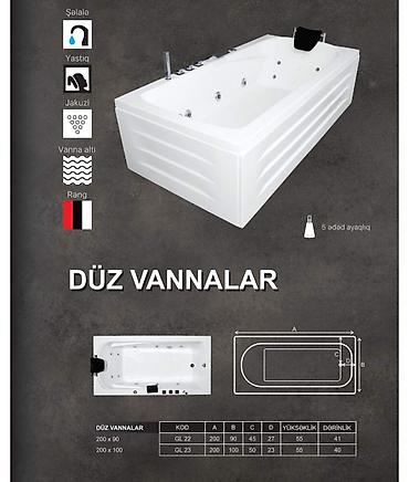 hamam vannasi olculeri: Новый Ванна, Оргстекло, Платная доставка — 3