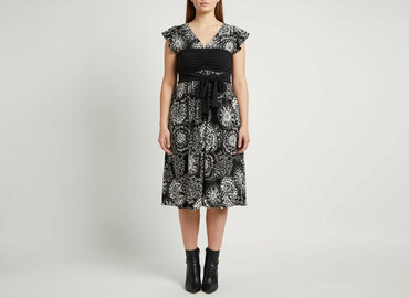 spódnice tiulowe midi czarne: Sukienka damska, rozmiar M