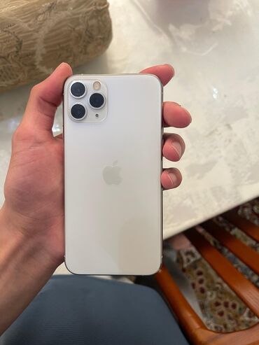 айфон 11 про кредит: IPhone 11 Pro, Колдонулган, 64 ГБ, Ак, Коргоочу айнек, Каптама, 100 %