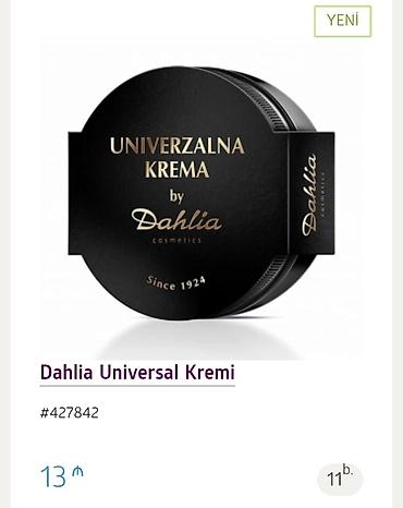 Şəxsi əşyalar: Dahlia Universal Kremi - Brend: Dahlia Cosmetics (Since 1924) - — 1
