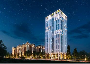 east: 3 комнаты, 136 м², Элитка, 8 этаж, ПСО (под самоотделку) — 2