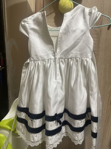 платье для танцев: Детское платье, цвет - Белый, Б/у