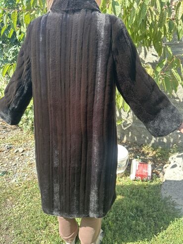 Шубы: Шуба, По колено, 3XL (EU 46)