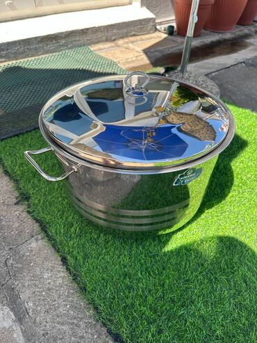 Šerpe: Korkmaz šerpa od nerđajućeg čelika sa poklopcem - Brend: Korkmaz - — 4