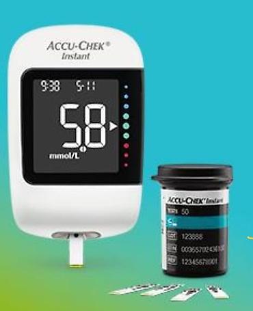 qlükometr: Accu-Chek Instant qlükometr dəsti - Qanda qlükoza səviyyəsini tez və — 1