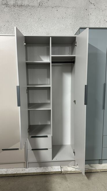 Шкафы для одежды: Шкаф для одежды, Новый, Прямой, ЛДСП — 2