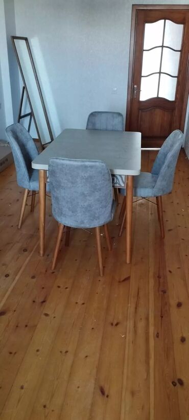 Masa və oturacaq dəstləri: Mətbəx üçün, Yeni, Açılan, Dördbucaq masa, 4 stul -da lalafo.az — 3 Masa və oturacaq dəstləri: Mətbəx üçün, Yeni, Açılan, Dördbucaq masa, 4 stul — 3