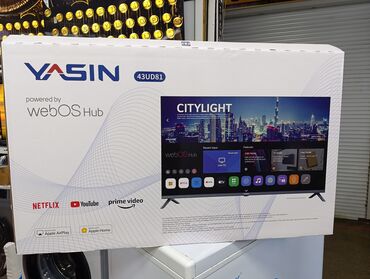 Телевизоры: Срочная акция Yasin 43 UD81 webos magic пульт smart Android Yasin