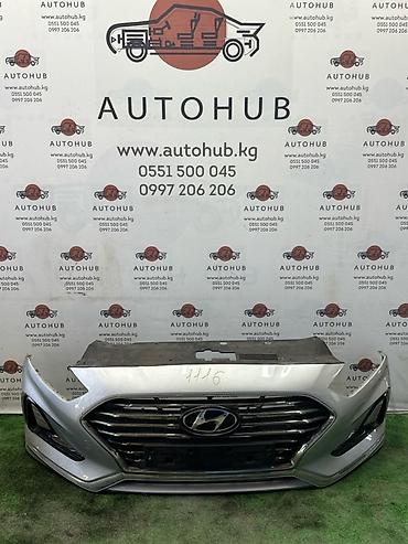 sonata ef: Бампер Hyundai, Б/у, Оригинал — 1