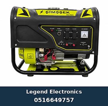 lovhe satisi: Elan başlığı: Benzin generatoru Şimşek SK4800, 3.5 kVt, 220 V Elan — 1