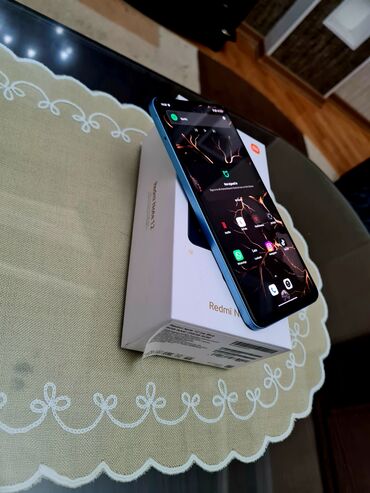 Redmi: Redmi Note 12, 256 GB, rəng - Göy, Zəmanət, Sensor, Barmaq izi — 6