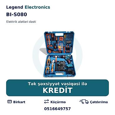 bosch perforator satilir: Elan başlığı: Elektrik alətlər dəsti BI-S080, 650W Elektrik alətlər — 1