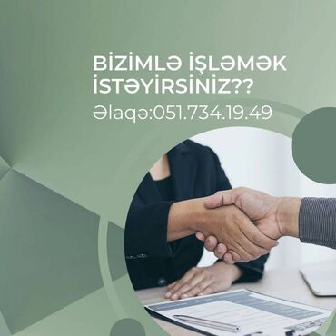 Ofis-menecerlər, katiblər: Ofis menecer, katib tələb olunur, Tam iş günü, 30-45 yaş, 1 ildən az təcrübə
