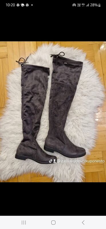 patike od platna: High boots, 38