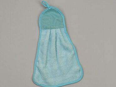 Tekstylia: Ręcznik 35 x 22, kolor - Turkusowy, stan - Dobry