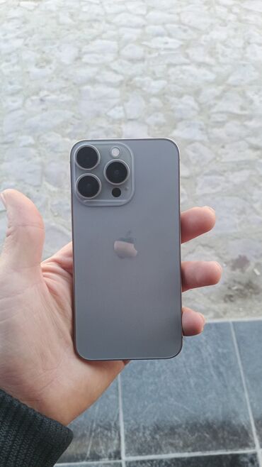 islenmis telefonlarin satisi: IPhone 15 Pro, 64 ГБ, Natural Titanium, Гарантия