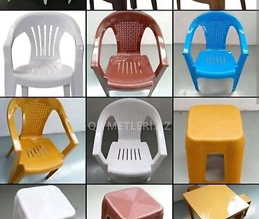 ucuz maslar: Yeni, Kvadrat masa, 4 stul, Açılmayan, Stullar ilə, Plastik — 2