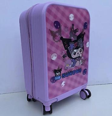 Rančevi, torbe i koferi: Dečji kofer na točkiće – Kuromi dizajn, ljubičasti - Šarmantan kofer — 12