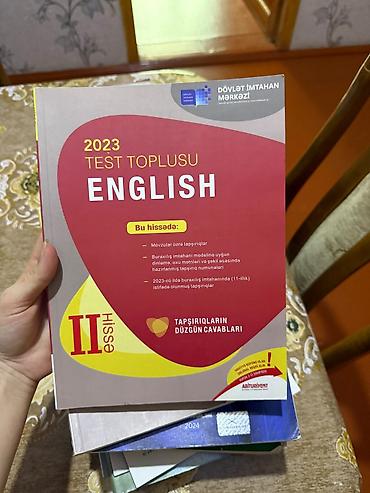 kitab almaq: İngilis dili Testlər 9-cu sinif, DİM, 1-ci hissə, 2023 il — 8