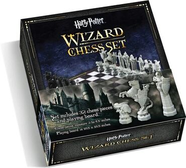 Шахматы: Шахматы Гарри Поттер ✨️ ♟️В комплекте 32 фигурки ♟️Размер фигур