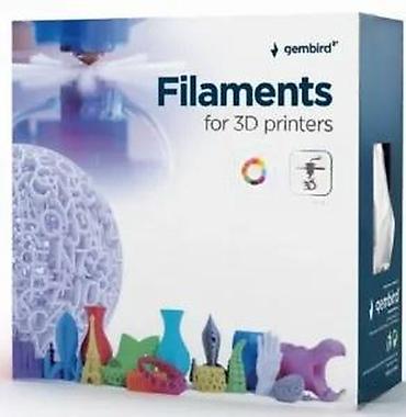 Druga oprema za računare i laptopove: Gembird filament za 3D štampače – PLA, bela boja - Materijal: PLA — 14