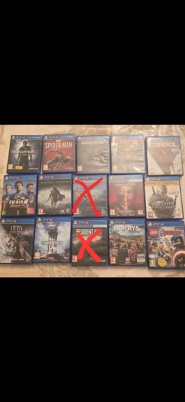 PS4 üçün orijinal disk oyunlar toplusu. barter edilmir ! Mövcud adlar lalafo.az -da PS4 üçün orijinal disk oyunlar toplusu. barter edilmir ! Mövcud adlar