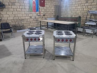 mini pec: Peşəkar mətbəx üçün elektrik plitəsi - 4 ədəd dairəvi qızdırıcı gözü — 3