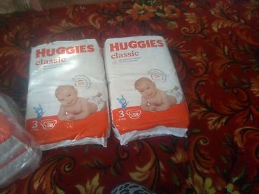 Подгузники Huggies, Размер 3, Одноразовые at lalafo.kg — 2 Подгузники Huggies, Размер 3, Одноразовые — 2