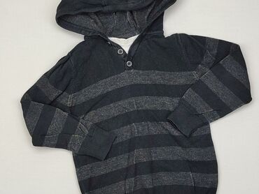 niebieski sweterek rozpinany: Sweatshirt, Rebel, 5-6 years, 110-116 cm, condition - Good