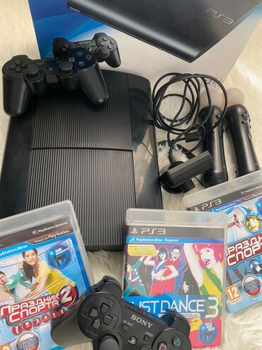 диски на sony playstation 3: Продаю идеальную PS3 super slim, прошитая +40топ игр, Память 500гиг